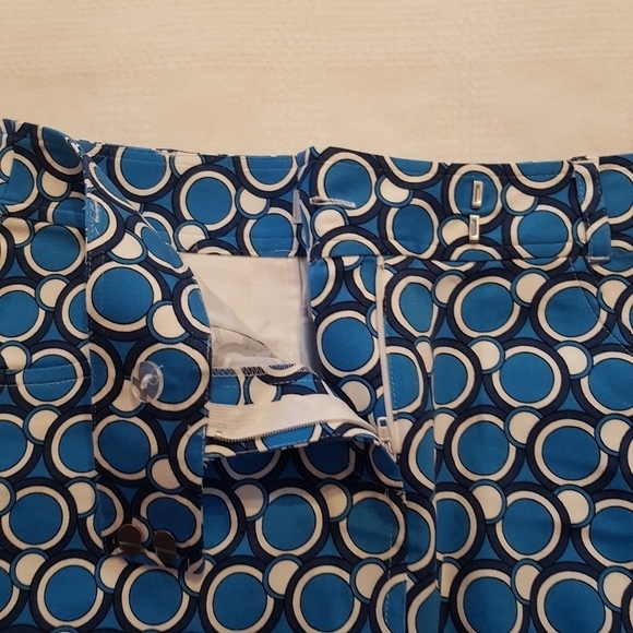 Van Heusen women's size 0 blue & white lined skirt NWOT - Picture 3 of 6